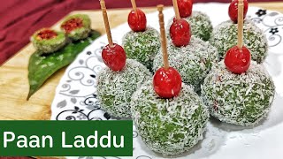 paan ladoo recipe  paan laddu recipe  paan balls recipe  पान के लडडू