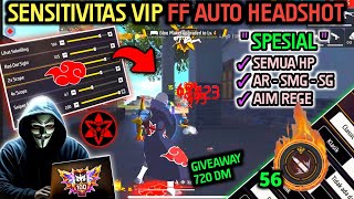 SETELAH UPDATE❗ 100% AUTO HEADSHOT ⚙️📲 CARA SETTING SENSITIVITAS FF AUTO HEADSHOT & SETTING KONTROL