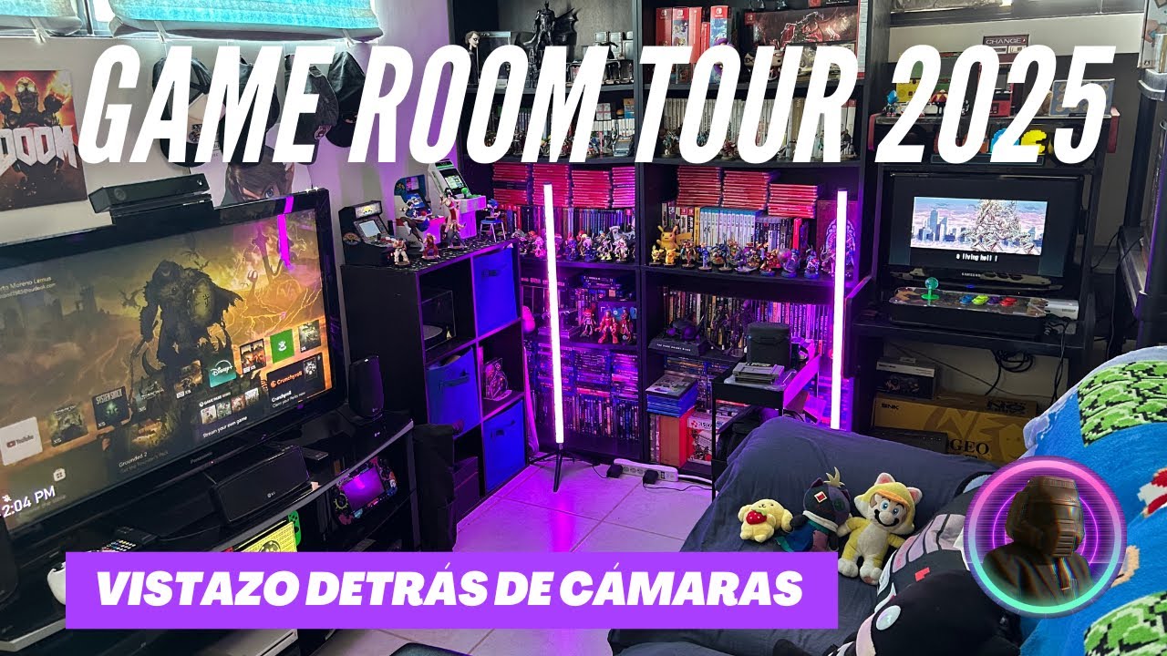 Game Room Tour 2025 🕹️ | Nintendo, Xbox, Arcades y más