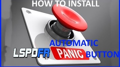How To Install Auto Panic Button | LSPDFR | GTAV