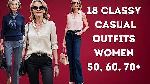 Classy Casual Outfits for Women Over 50, 60, & 70 | Daily Style Inspiration |Graceful Style 50+