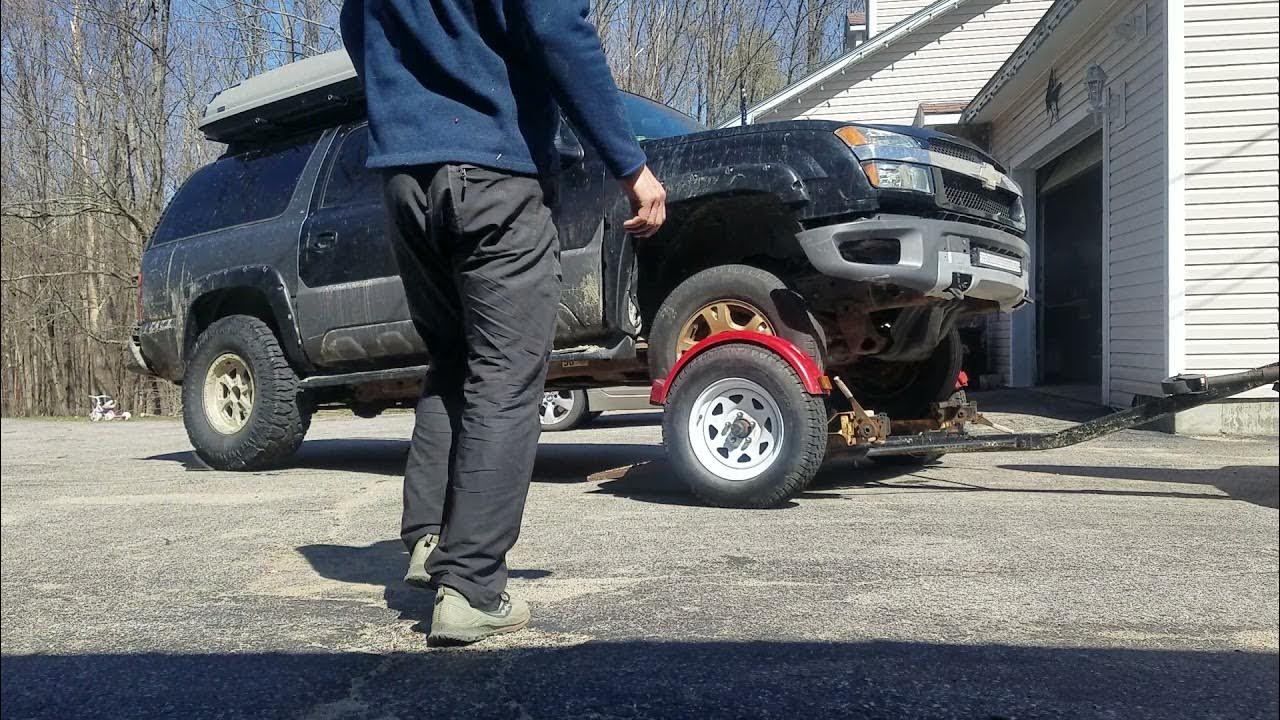 Tow dolly easy way to unload non running vehicle YouTube