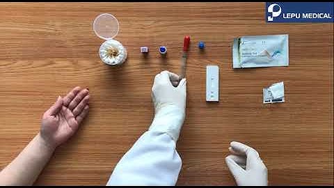 CE-godkendt COVID-19 antistof test instructions video