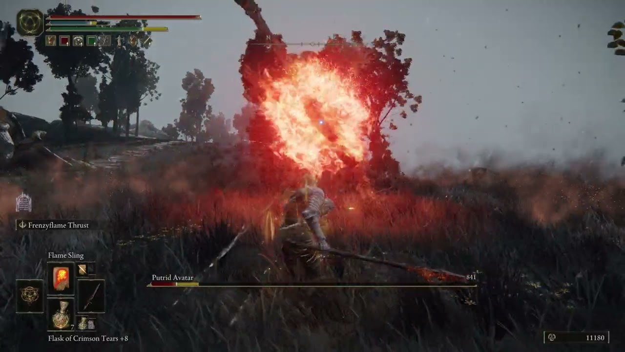 Elden Ring: putrid avatar (Dragon barrow)