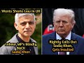 Donald Trump Calls Out Sadiq Khan.. UK People On Trumps Side!