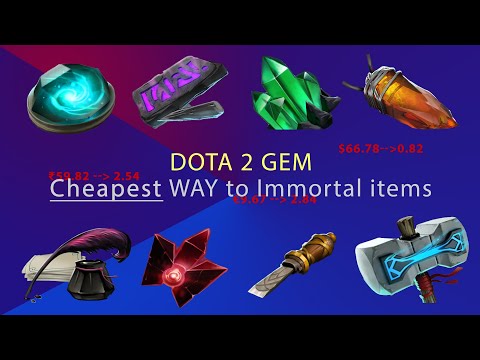 Important Dota 2 Gem / Runes (Cheapest immortal effects)