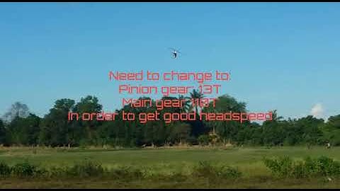 T-Rex 700E DFC - Maiden flight by Din Cat Kereta