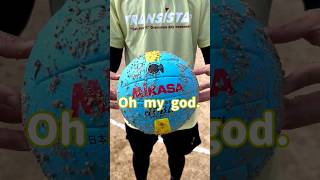 ドッヂボールに松ヤニ塗ってみたI applied rosin to the dodgeball. #エアクラ #せっこ #ハンドボール