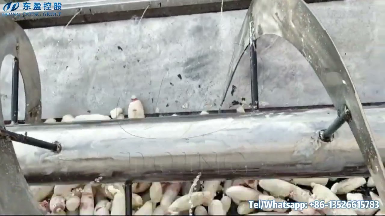 Sand Roller Cassava Peeler High Efficiency Tapioca Peeling Machine