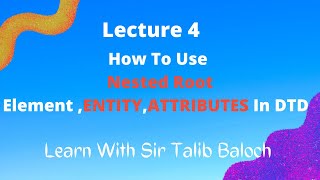 How To Use ENTITY and ATTRIBUTES in DTD  XML . Net Worth