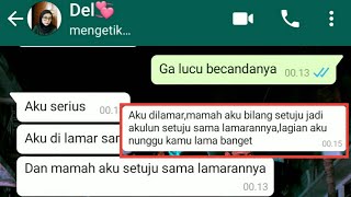 STORY CHAT SAD ENDING ' DITINGGAL NIKAH ' 😥 || STORY WA BAPER !!