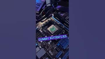 Gummy Butterflies Cool Your CPU? #gaming #pc #processor #tech #candy #butterfly #cpu #pcgaming #amd