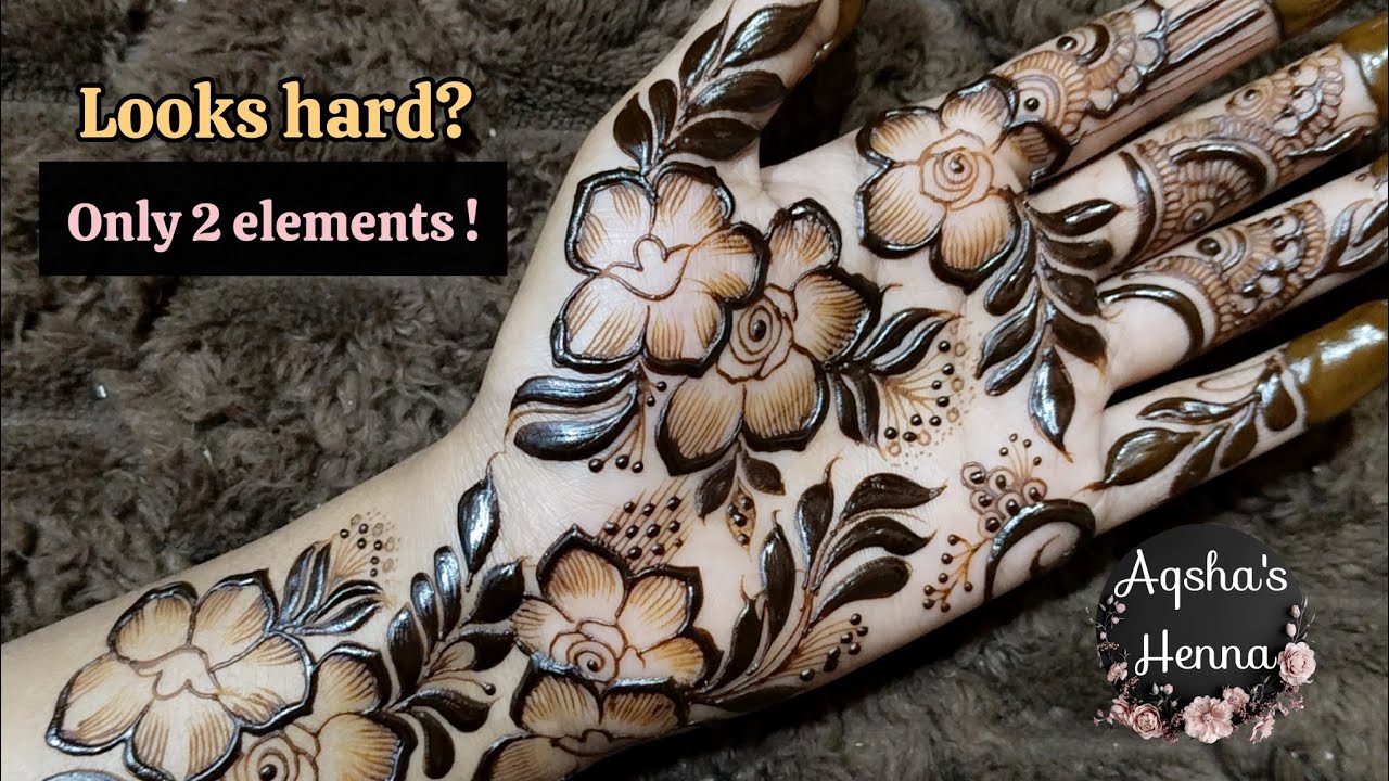 Easy mehndi design front hand | Eid mehndi designs for beginners| latest mehndi designs 2026