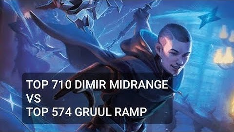 Top 710 Dimir Midrange vs Top 574 Gruul Ramp (Random Encounter) | Standard | Mythic Rank | MTG Arena