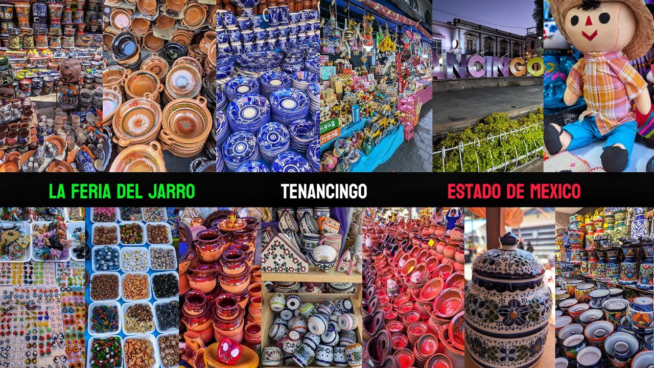 LA FERIA DEL JARRO, Tenancingo Estado de México/RECORRIDO POR TODO EL TIANGUIS🎻🥢🎭🧵💐🏺