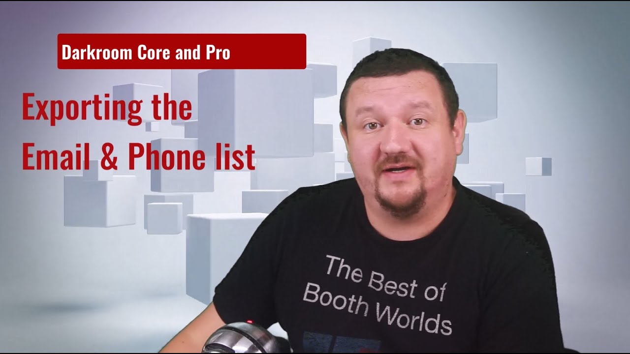 Exporting the Email and Phone List from Darkroom Core YouTube