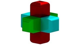 Burr Puzzle Animated Solution