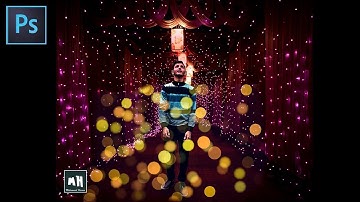 How To make Bokeh and Light  Effect photo in Photoshop | Free Photoshop cc 2015 Tutorial