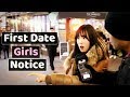 What do girls notice in a guy on the first date? 첫 데이트