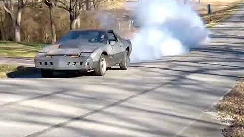 400 big block burnout 86 firebird