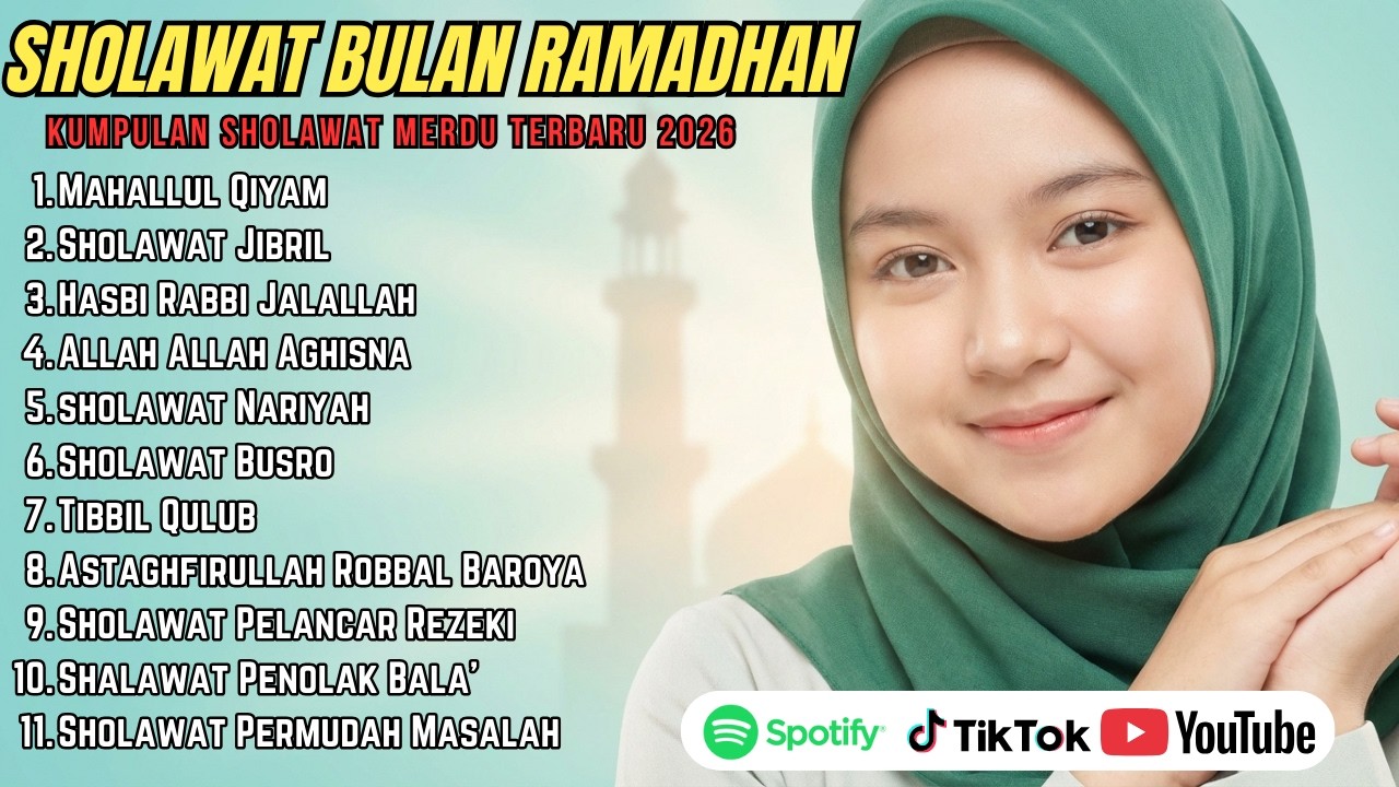 ASTAGHFIRULLAH & SHOLAWAT JIBRIL | PEMBUKA PINTU REZEKI TANPA PUTUS | TERBARU 2026