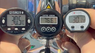 Review of 3 Digital Thermometers for E61 Group Espresso Machines