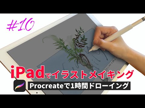 –お花の描き方– iPadでイラストメイキング1h00m　Illustration Making 【Procreate】#10