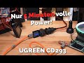 5 Minuten Power! Das UGREEN CD293 130 W KFZ-Ladegerät im Test