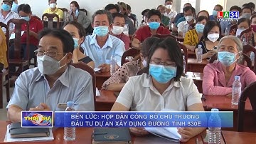 Bến Lức: Họp dân công bố chủ trương đầu tư dự án xây dựng đường tỉnh 830E | LONG AN TV