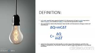 SOME TERMINOLOGIES RELATED TO HEAT PART1