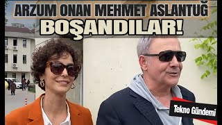 Mehmet Aslantuğ ile Arzum Onan boşandı. 27 yıllık evliliklerine elele nkta koydular.