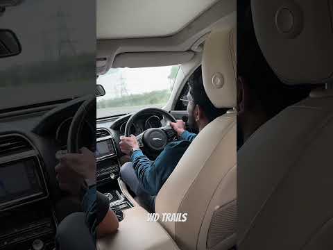 Jaguar XE driving
