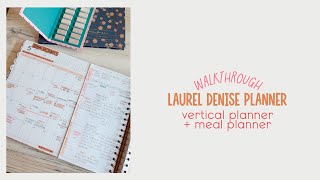 2025 LAUREL DENISE PLANNER walkthrough of my new physical planner