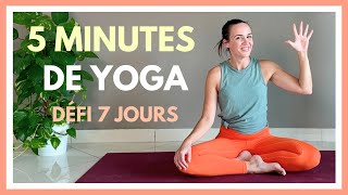 5 ça suffit ! ✨ Défi 7 jours de 5 minutes de yoga
