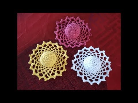 Tuto Cappellini Uncinetto Bomboniere Tuto Crochet Petits Chapeaux Bombonieres Youtube