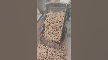 Bricks trali unloading