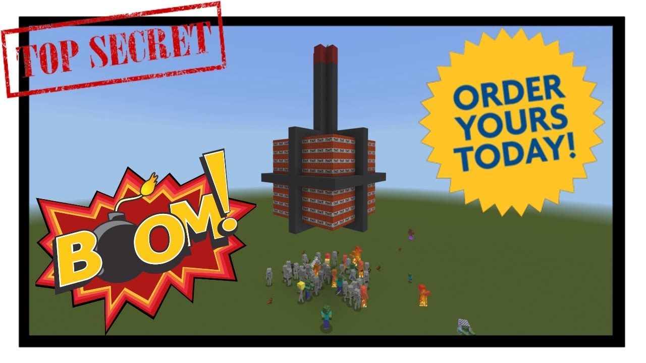 Mega Nuke [Skit][Minecraft Bedrock Edition] - YouTube