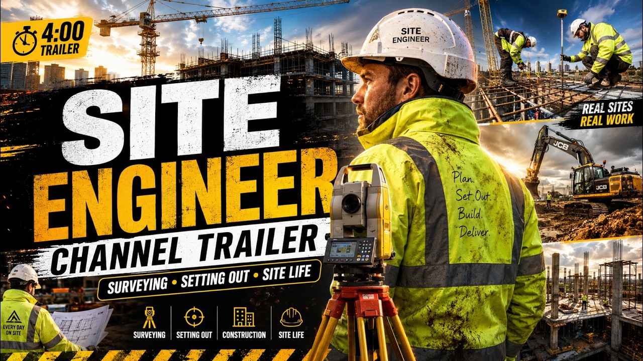 Thumbnail for Site Engineer Channel Trailer — Surveying, Setting Out & Real Site Life