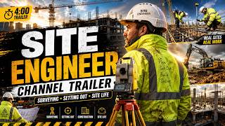 Site Engineer Channel Trailer | Surveying, Setting Out &amp; Real Site Life