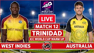 ICC World Cup Warm Up Live: Australia vs West Indies Live | AUS vs WI Live Commentary | AUS Innings