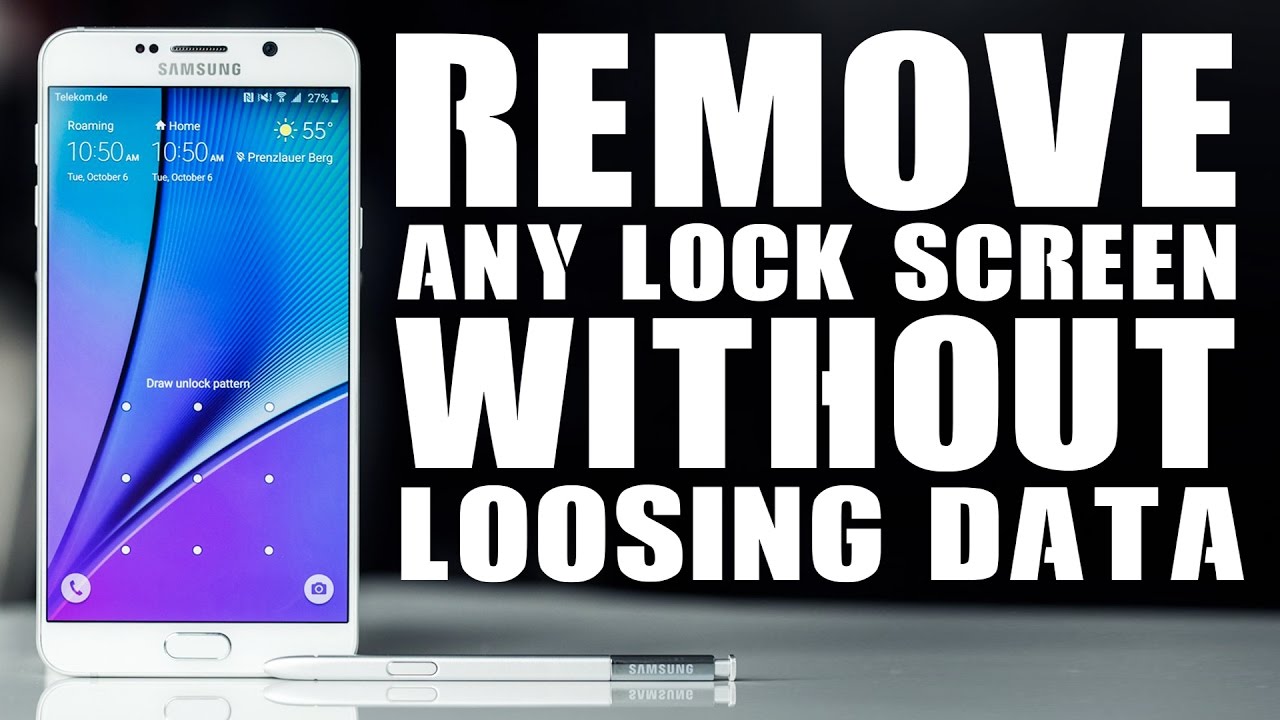 How to Unlock Pattern Lock on Android Without Loosing Data, Without USB  Debugging - YouTube
