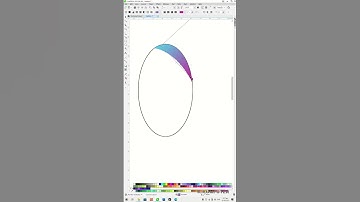 swirl Ribbon new design CorelDRAW tutorial |@K-KUMPUTER4263​