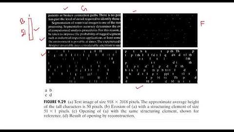 Morphological Reconstruction by Dilation and Erosion