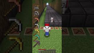 ⚫Black block vs pickaxe⛏️.. #minecraft #gaming