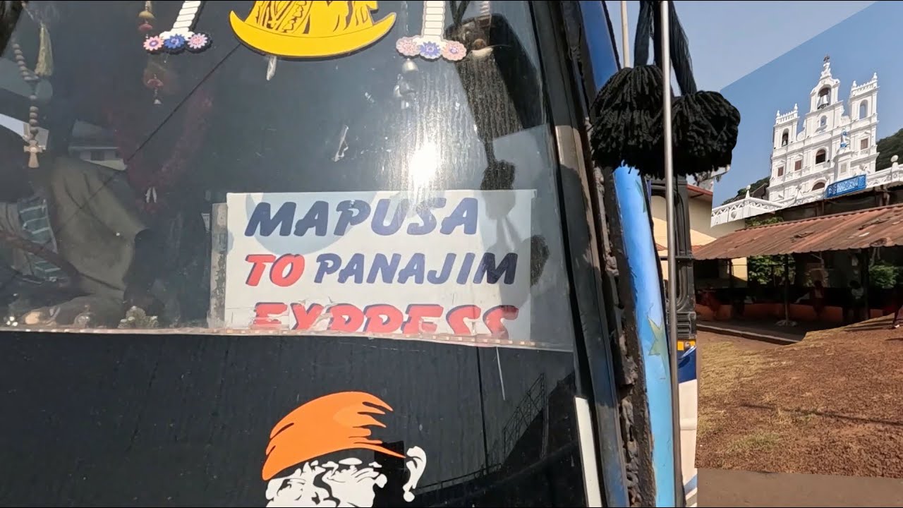 Mapusa to Panjim Express Bus Ride | The Quickest Way to Goa's Capital!