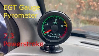 How To Install EGT Gauge in 7.3 PowerStroke!