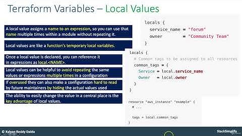 61.  Terraform Local Values Introduction