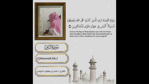 سورة الزمر بصوت الشيخ ناصر بن يعقوب الذوادي