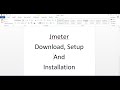 Performance Testing Expert - Jmeter download, Setup and installation - Beginner Tutorial