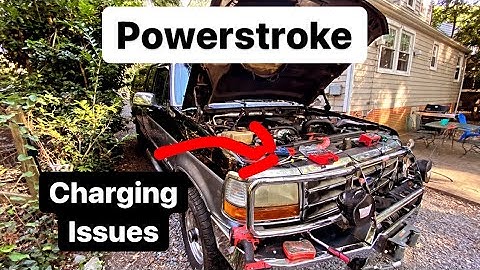 Flickering Battery Light and Charging Issues - 1996 Ford F-250 Powerstroke (Alternator Replacement)